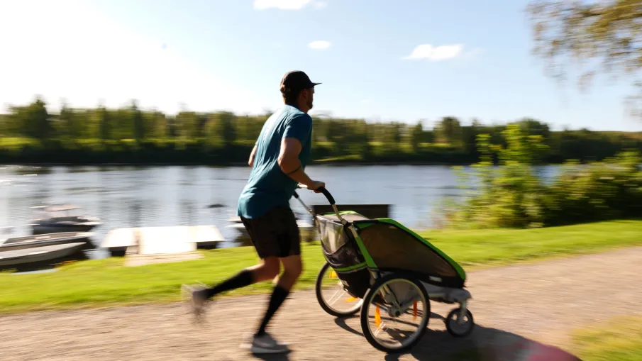 Strandpromenaden i Vännäs och Vännäsby