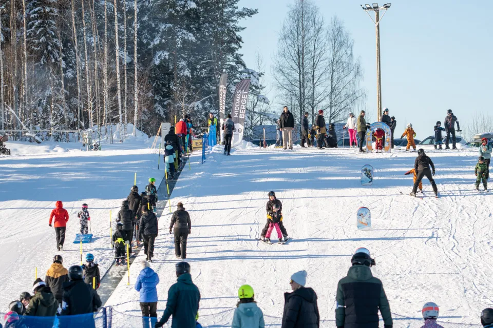 Kö i Middagsbergets familjebacke