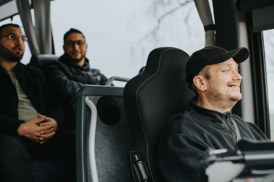 Person som kör buss 